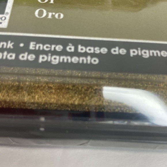 Inkadinkado Pigment Based Ink Stamp Pad Silver Gold 2 Each Crafts - Picture 4 of 13